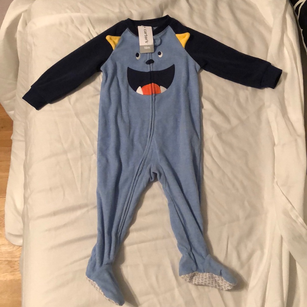 Fleece monster sleeper